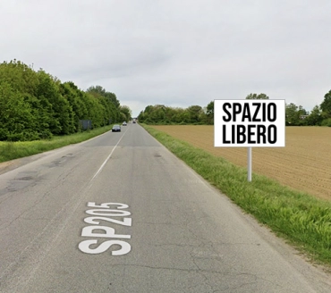 Affissione codice 100484 2,50x2 - SP205 Bornasco Pavia(Lombardia)