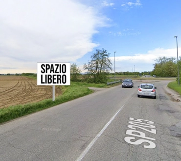 Affissione codice 100485 2,50x2 - SP205 Bornasco Pavia(Lombardia)
