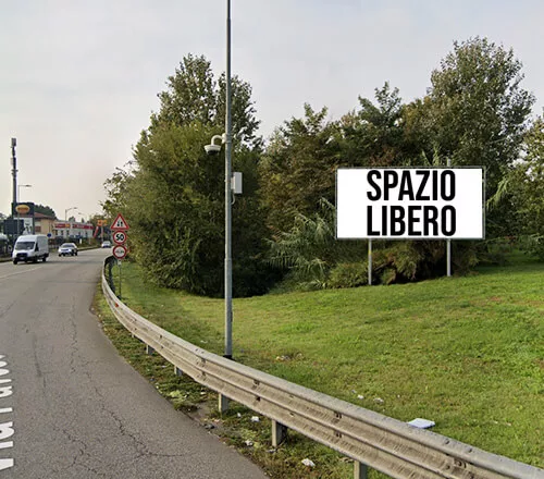 Affissione codice 100003 6x3 - SS35 Via Pavese Rozzano, Milano