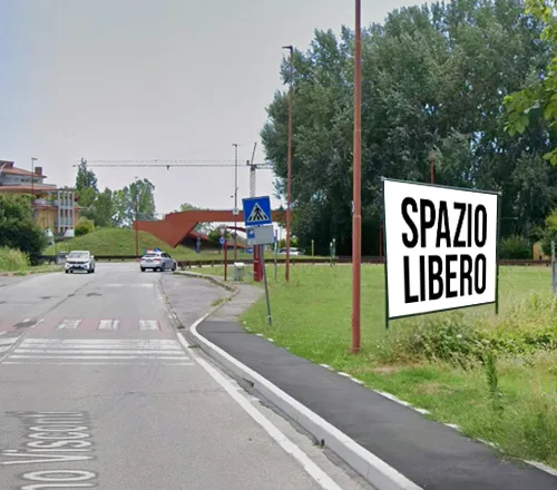 Affissione codice 100010 4,50x3 - Via Romano Visconti Basiglio, Milano
