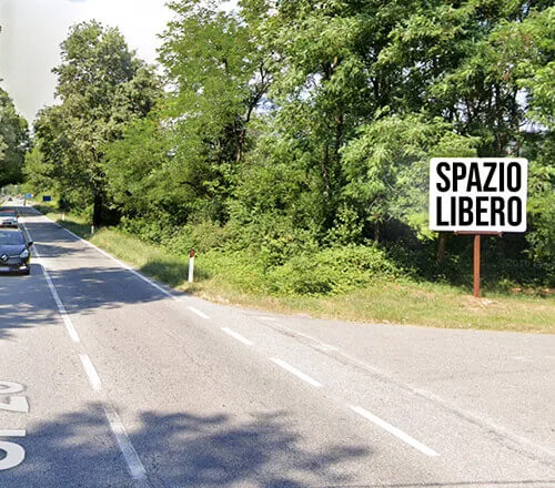 Cartello pubblicitario a Uggiate con Ronago - codice 100161 2,50x2 - SP23, Uggiate con Ronago - Como