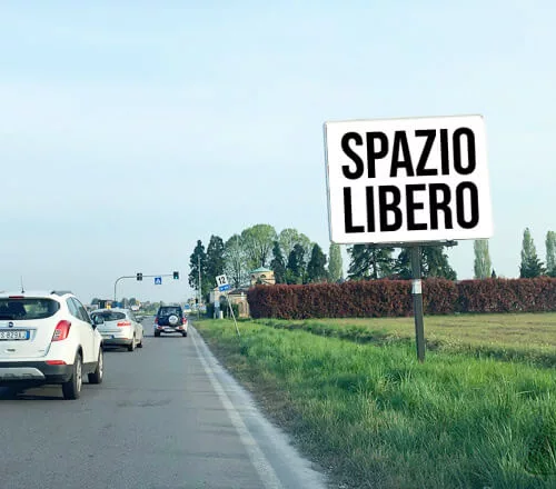 Affissione codice 100173 2,50x2 - SP205 Siziano, Pavia