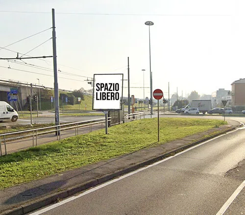 Affissione codice 100202 2x3 - Via E. Curiel Rozzano, Milano