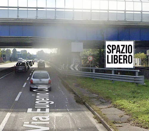 Affissione codice 100203 3x3 - Via E. Curiel Rozzano, Milano