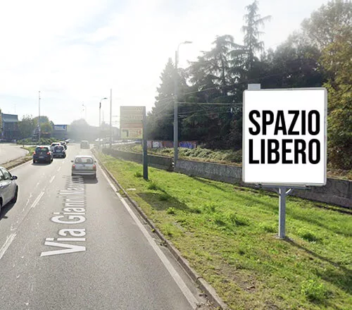 Affissione codice 100204 2x2,50 - Via G. Mazzocchi Rozzano, Milano