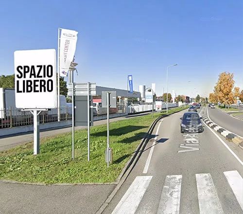 Affissione codice 100207 2x2,50 - Via A. Manzoni Rozzano, Milano