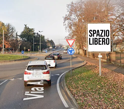 Affissione codice 100209 2x2,50 - Via G. Mazzocchi Rozzano, Milano