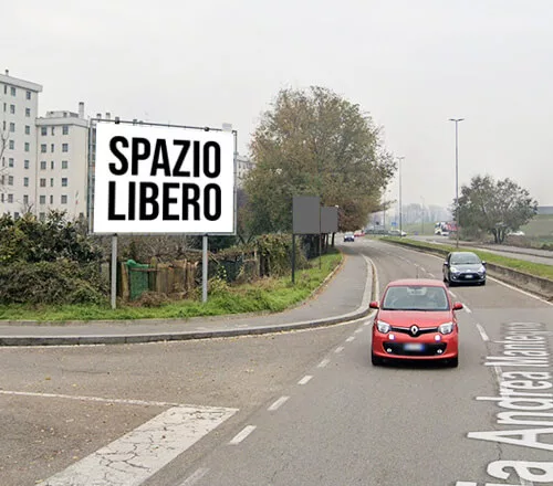 Affissione codice 100228 6x3 - Via A. Mantegna Buccinasco, Milano