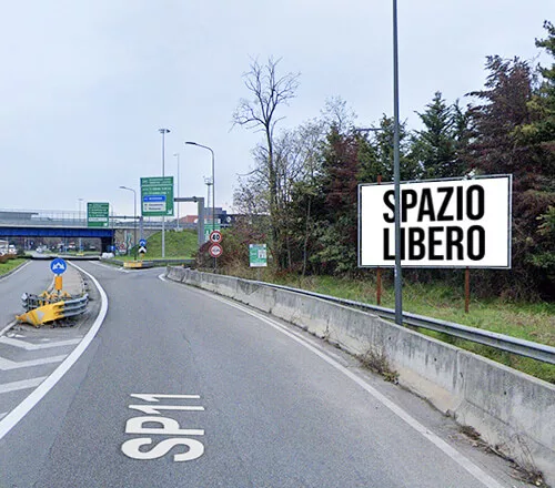 Cartello pubblicitario a Settimo Milanese - codice 100244 6x3 - SP11 Via Novara, Settimo Milanese - Milano