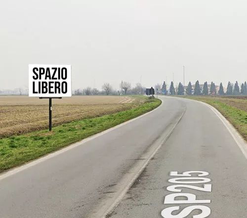 Affissione codice 100255 2,50x2 - SP205 Siziano, Pavia
