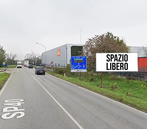 Affissione codice 100373 6x3 - SP40 Siziano, Pavia
