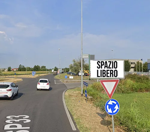 Affissione codice 100406 6x3 - SP33 Calvignasco, Milano