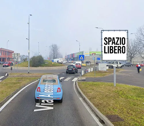 Affissione codice 100463 2x2,50 - Via A. Manzoni Rozzano, Milano