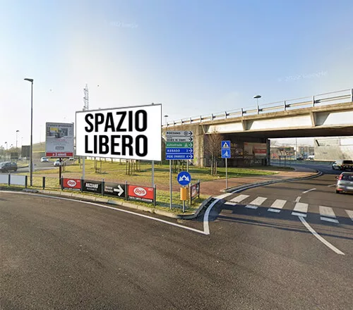 Affissione codice 100481 6x3 - Via G. Di Vittorio Rozzano, Milano
